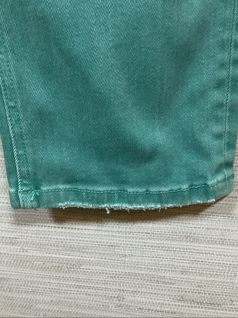 Flying Monkey High Rise Slim Straight Jeans Latino Bay Teal Green NWT 28 - Picture 6 of 10